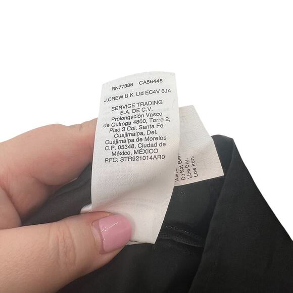 Universal‎ Standard for J Crew Crisp Tie Sleeve Top in Black Size Small - Picture 10 of 10